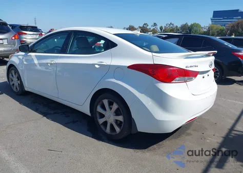 2013 Hyundai Elantra Limited from USA, damaged, VIN 5NPDH4AEXDH408154